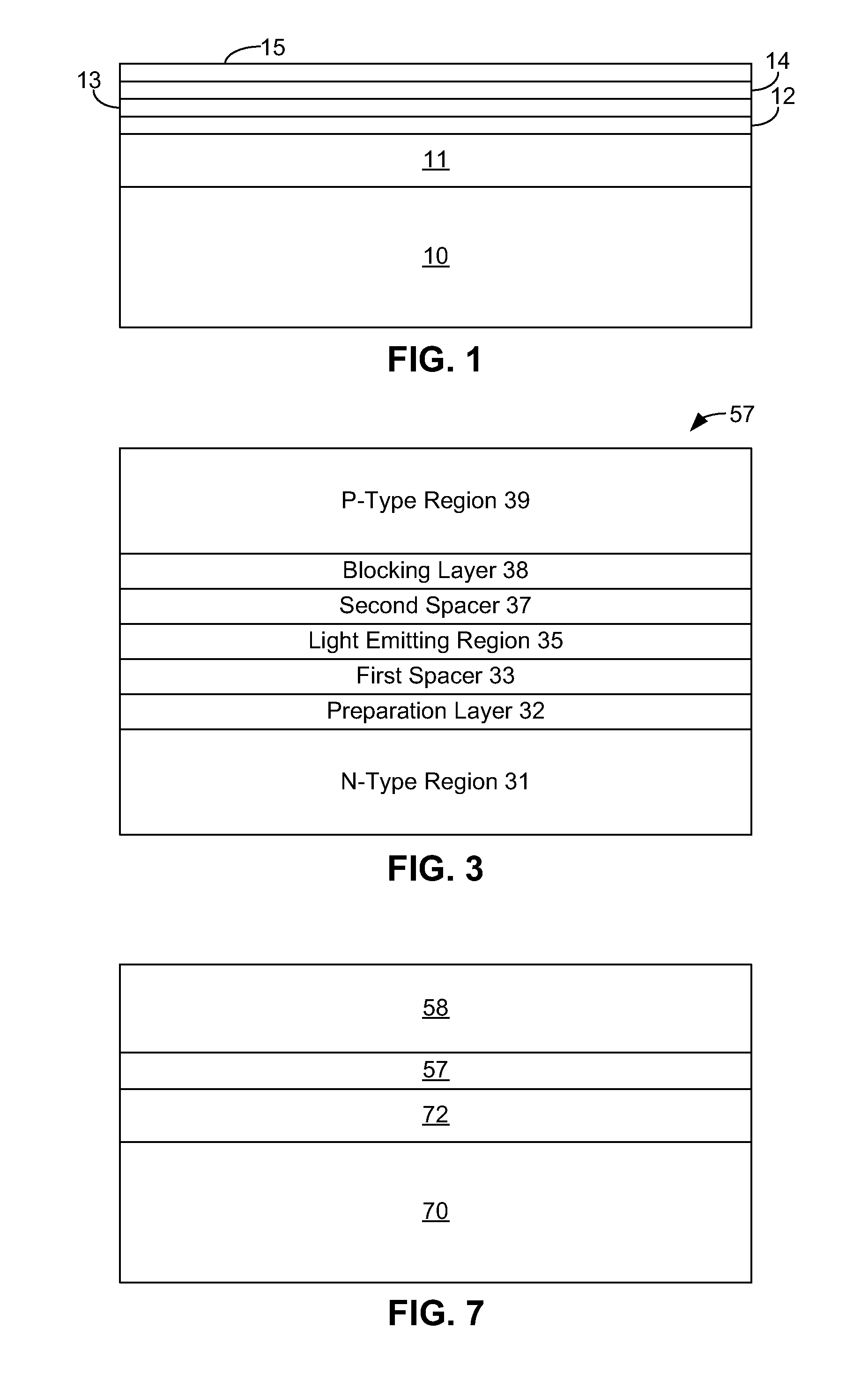 III-Nitride Light Emitting Device with Double Heterostructure Light Emitting Region