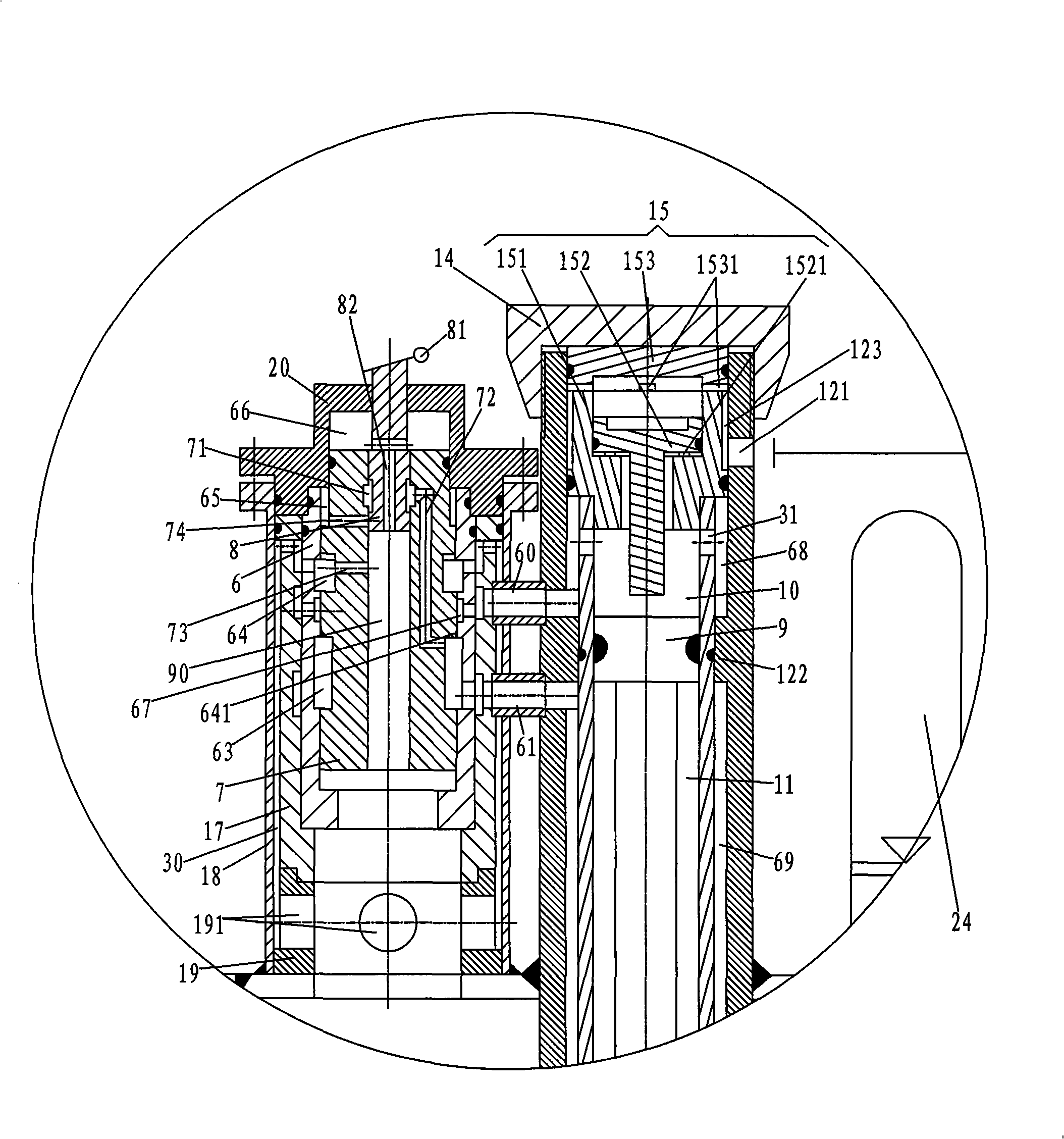 Convenient hydraulic electrohydraulic hammer