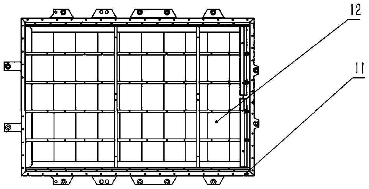 Battery pack box body and battery pack with same