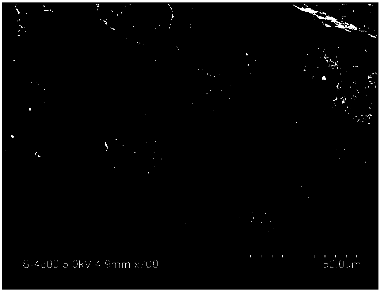 High-silicon content carbon and silicon sandwiched material, preparation method thereof and application in lithium ion battery