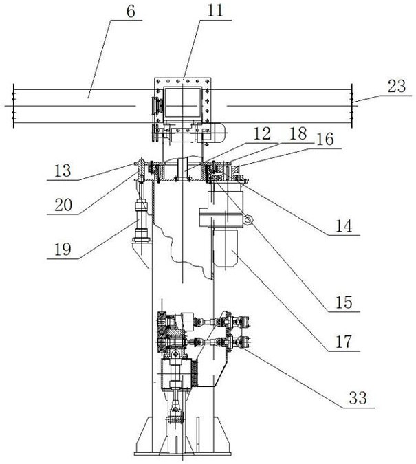 Vertical coiling device for high-precision copper pipe take-up and pay-off processing