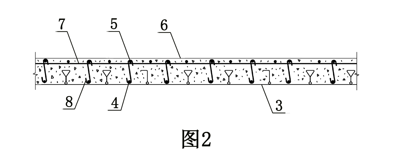 Closed-section profiled steel sheet-concrete combined floor and construction method thereof