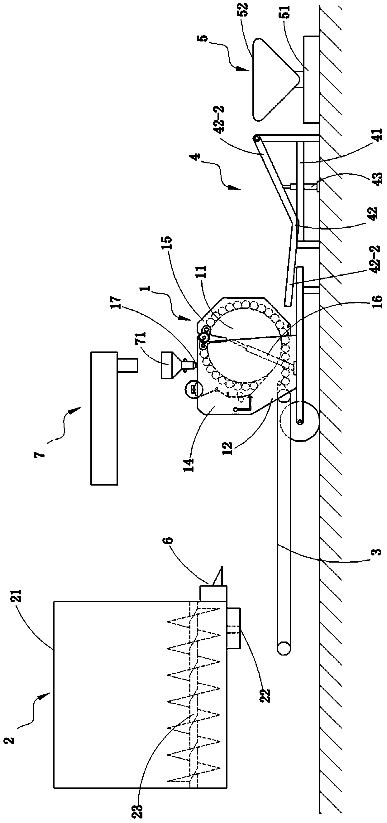 Full-automatic round-bundle silage bundling unit