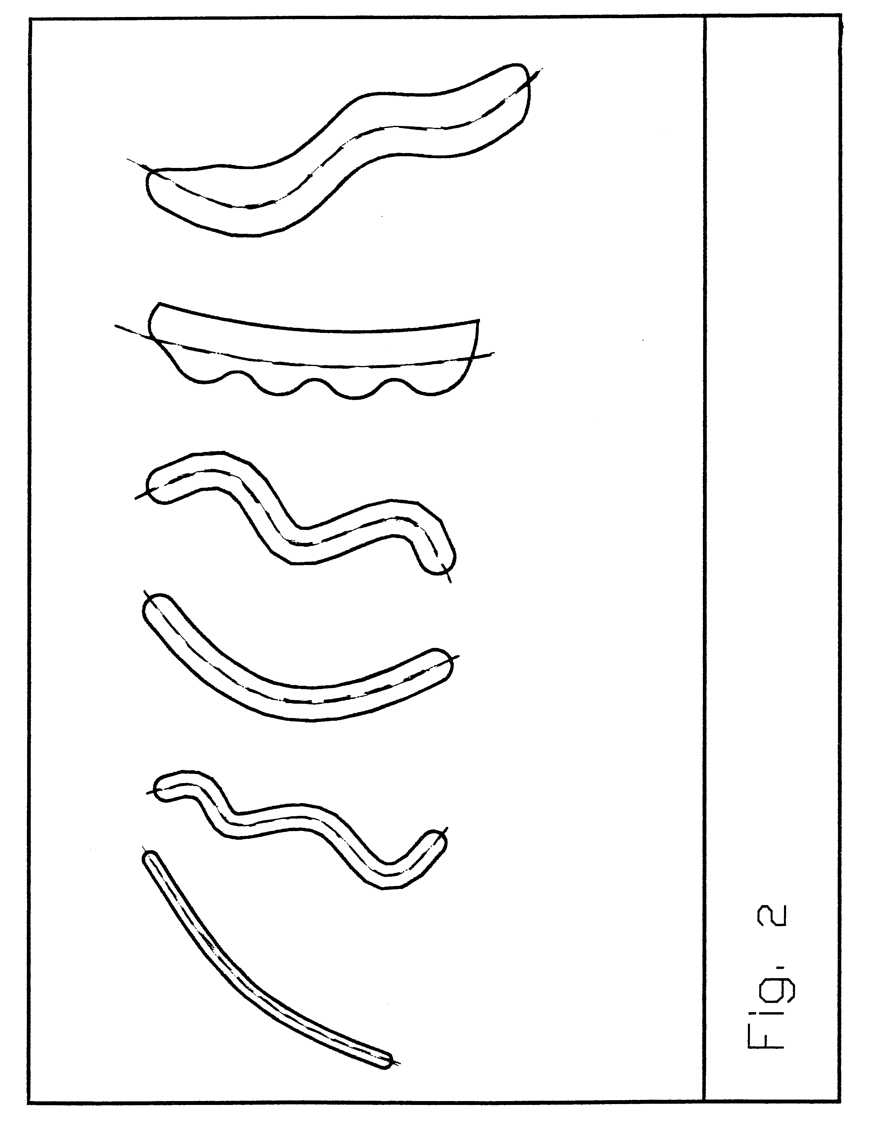 Method and apparatus for image analysis and processing by identification of characteristic lines and corresponding parameters