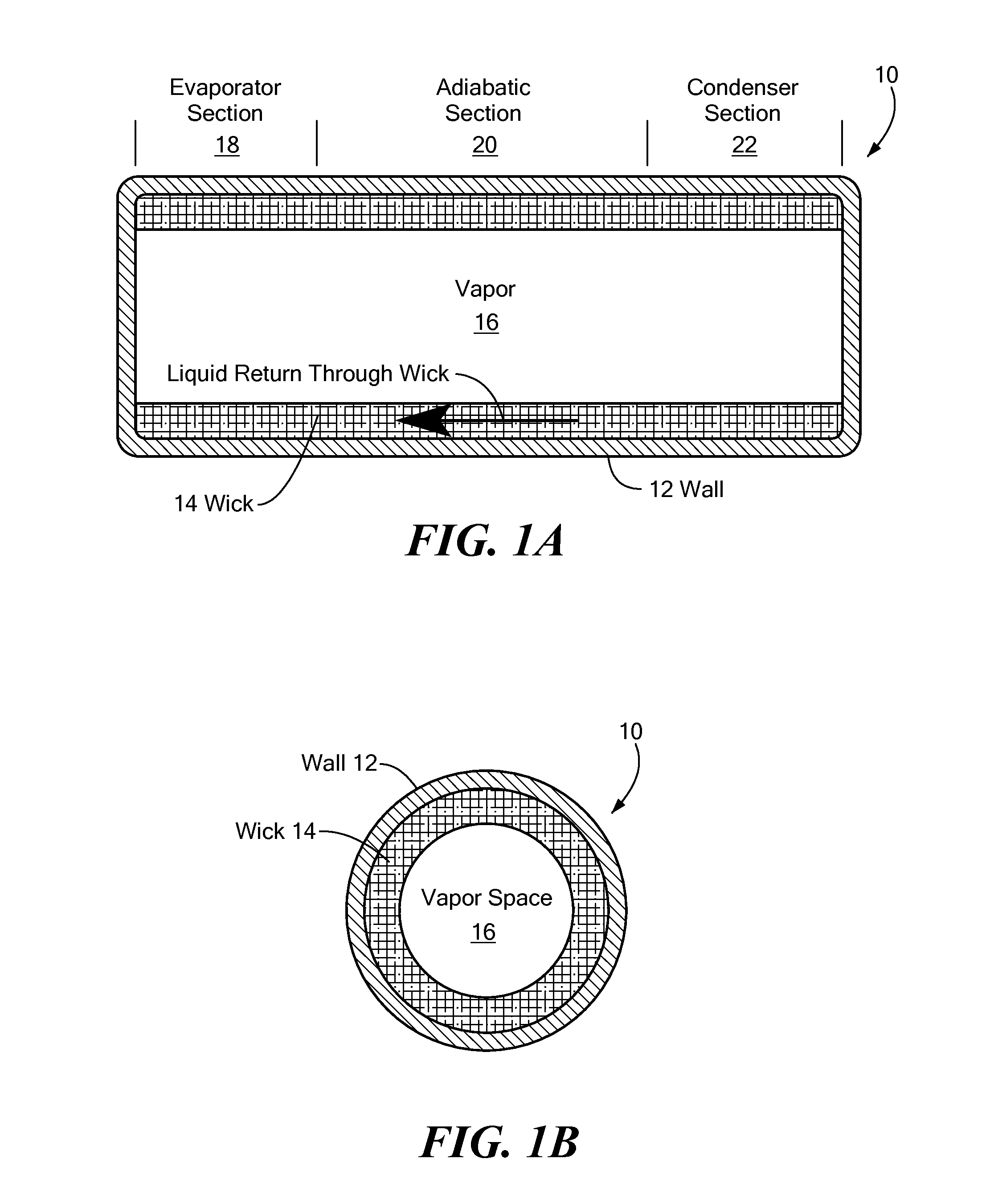 Thermal management system using micro heat pipe for thermal management of electronic components