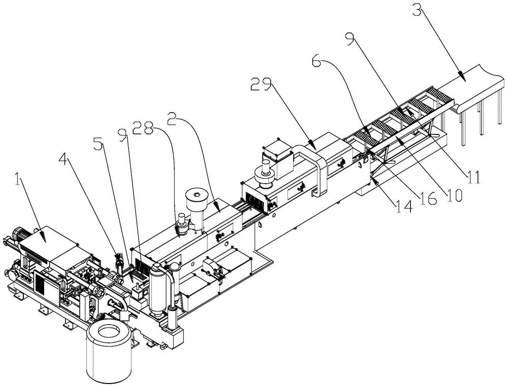 Energy-saving and environment-friendly high-strength cast aluminum alloy production line