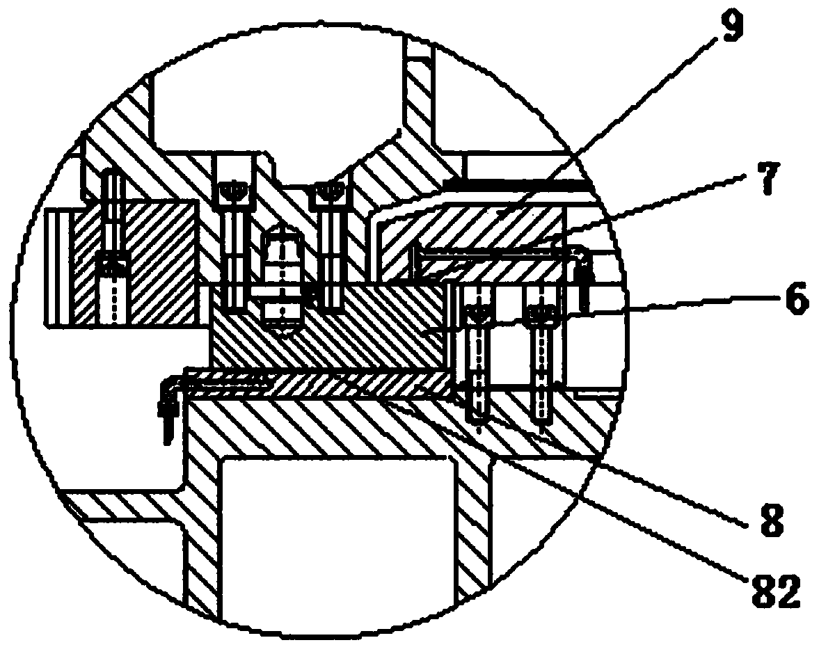 Closed hydrostatic workbench of heavy-duty vertical milling machine