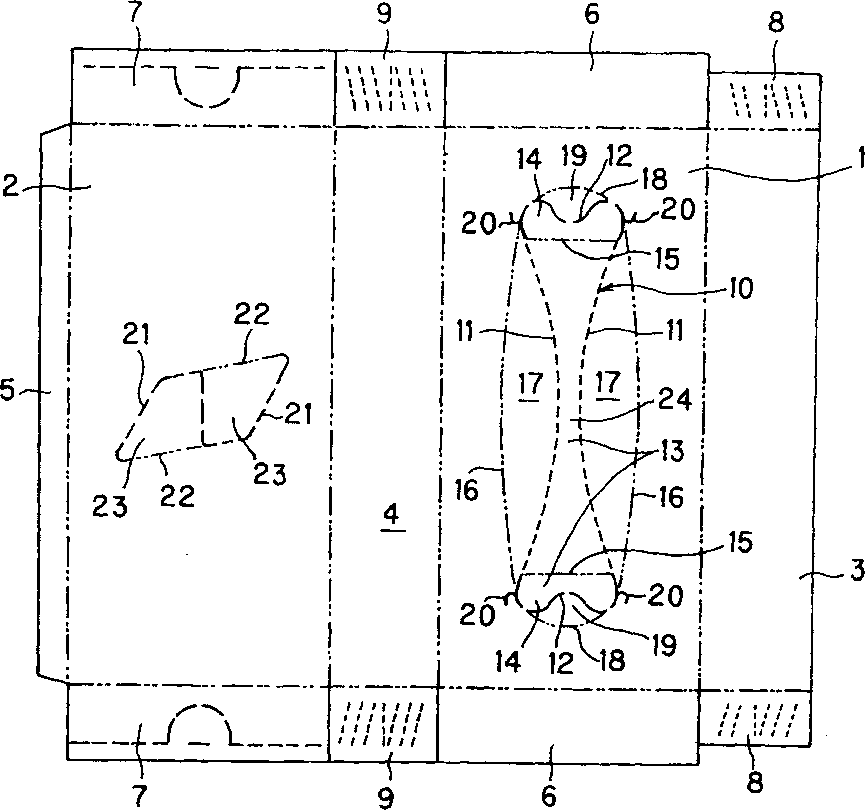 Box for placing toilet paper