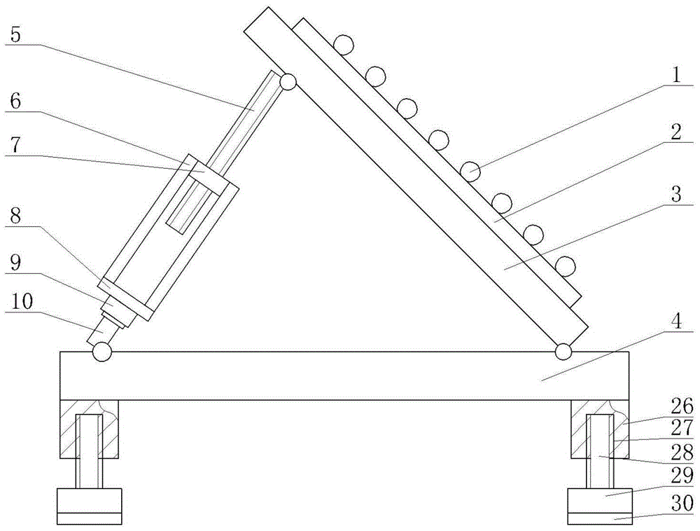 Cultivation device capable of freely adjusting angles for gardens