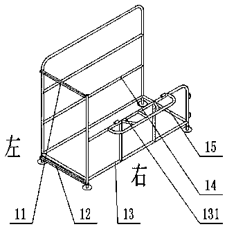 Quick sheep clamping and overturning device