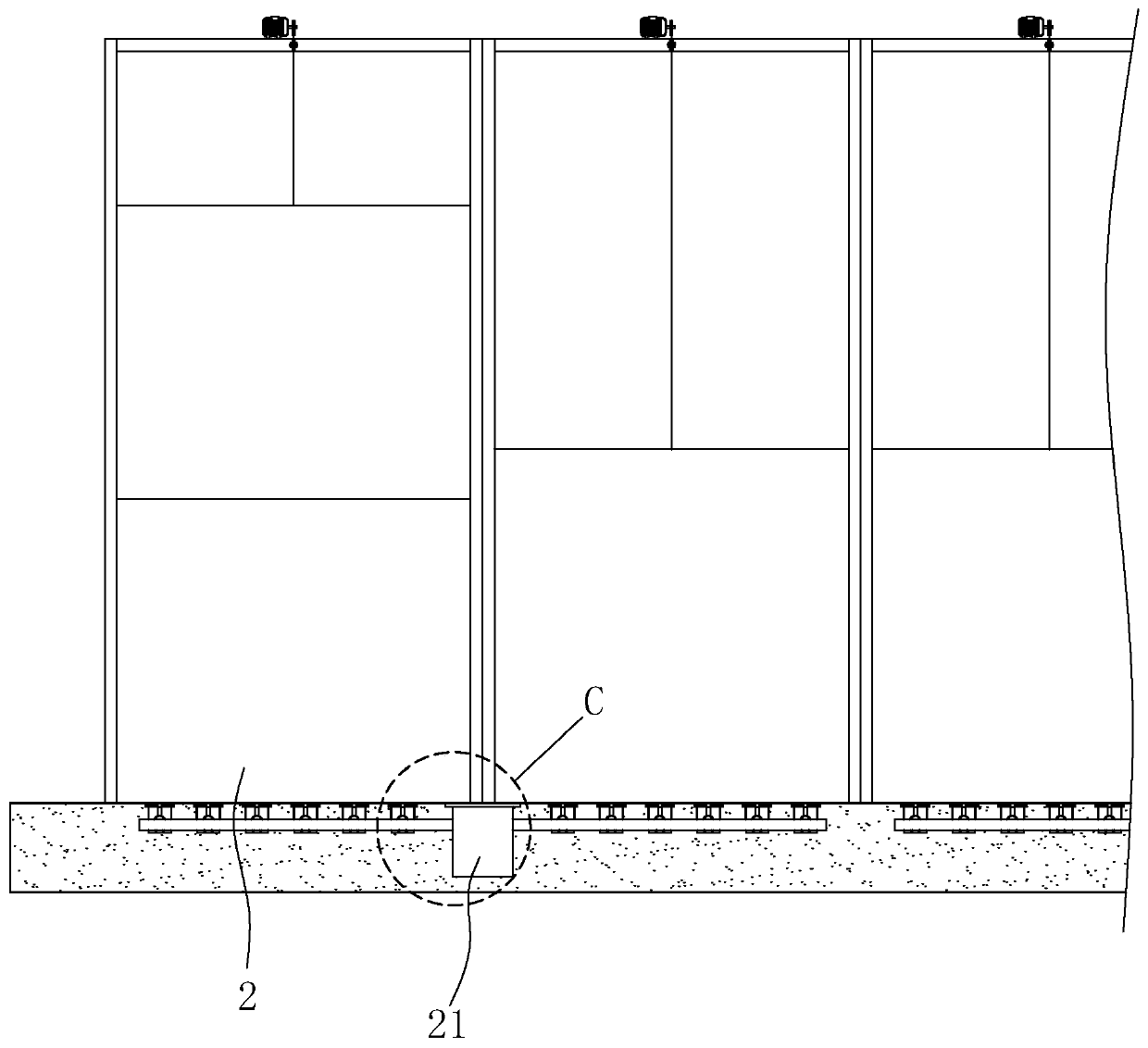 Aeration system for aerobic composting bin