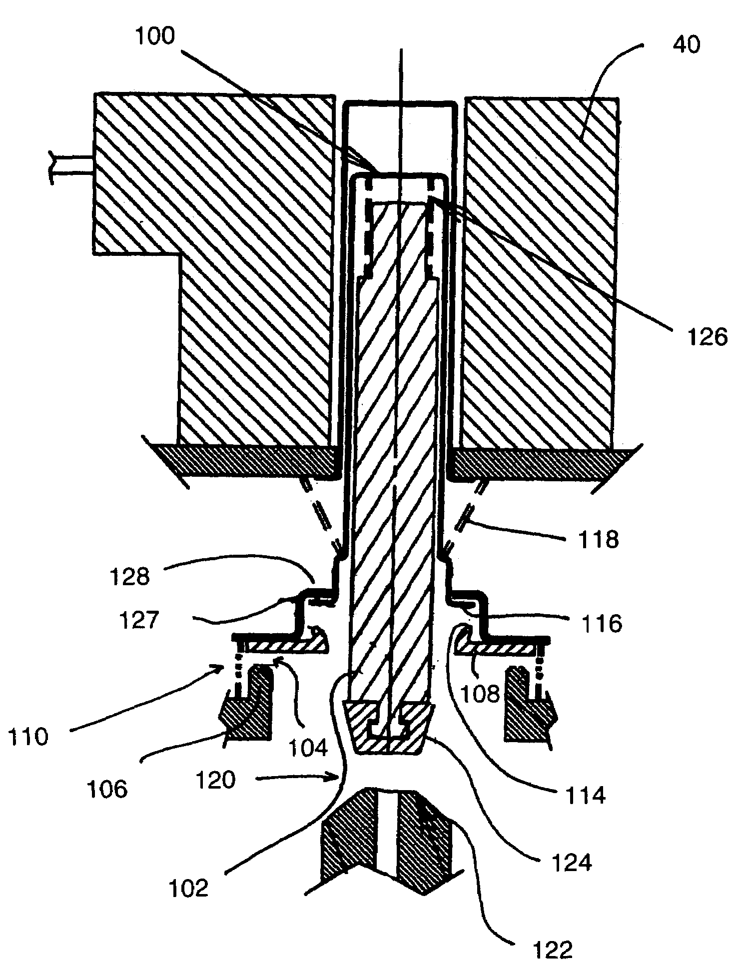 High capacity co-axial gas valve