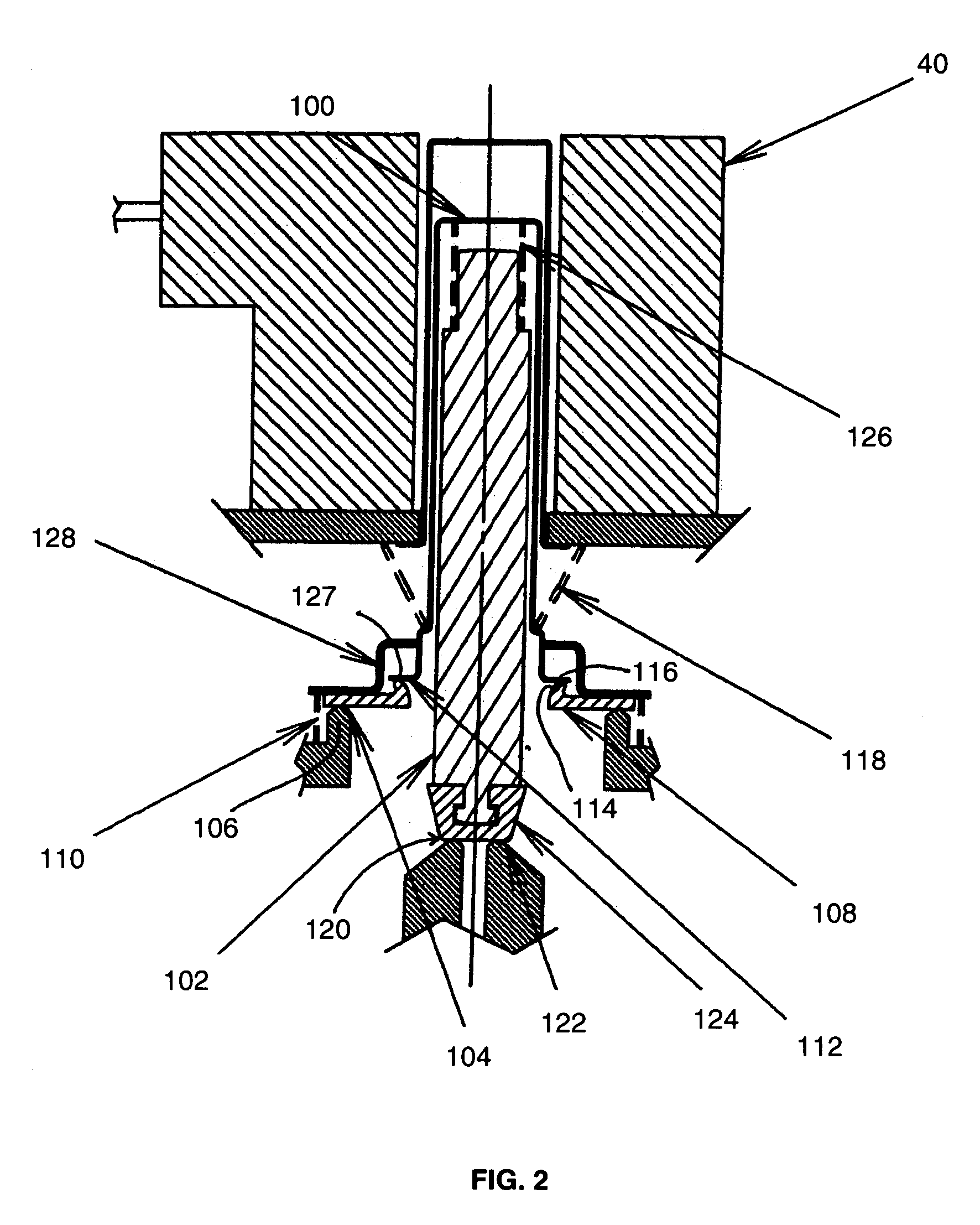 High capacity co-axial gas valve