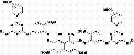 Reactive dye printing paste for flat net or rotary screen printing and preparation method of reactive dye printing paste