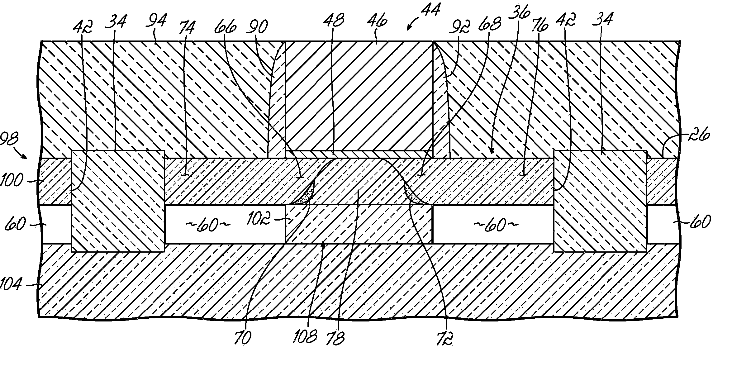 Design Structures Incorporating Semiconductor Device Structures with Reduced Junction Capacitance and Drain Induced Barrier Lowering