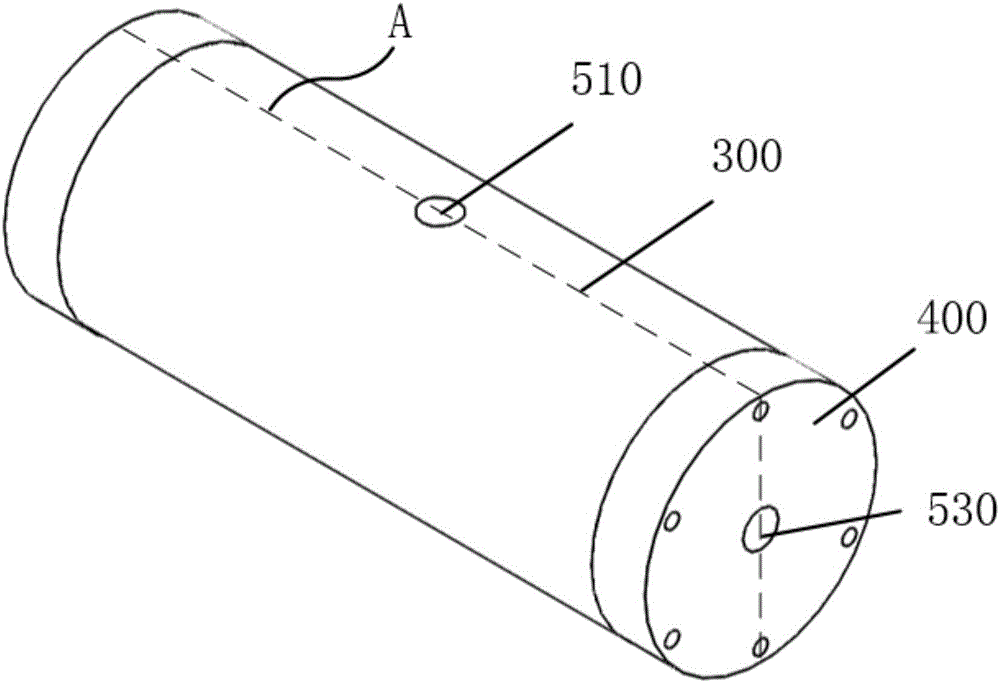 A rock core clamper used for carbon dioxide corrosion tests