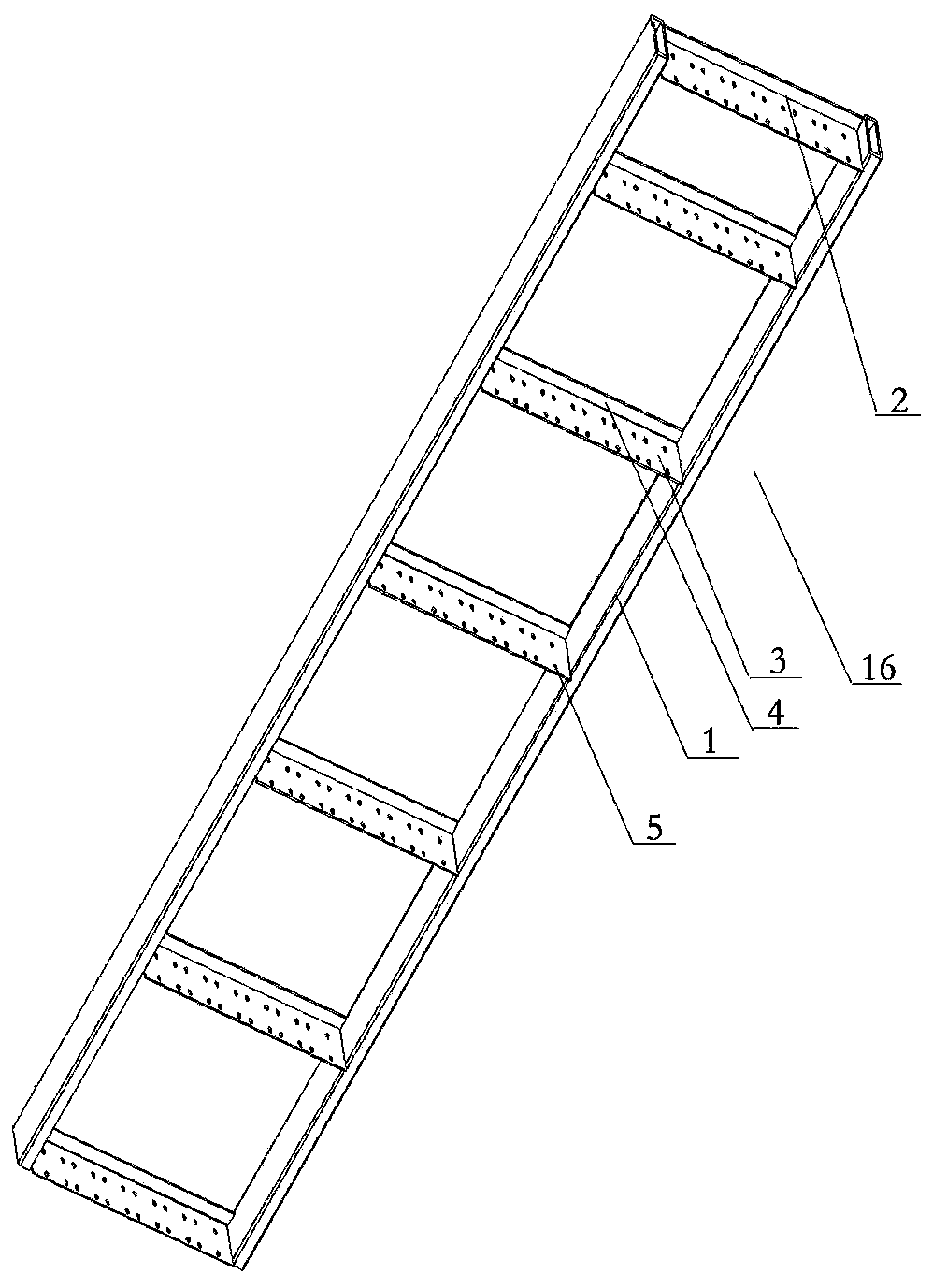 Integral dry hanging process of earthenware brick curtain wall