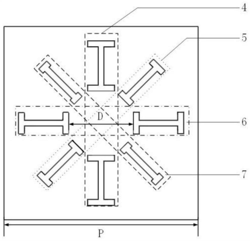 A frequency-tunable terahertz multi-band absorber