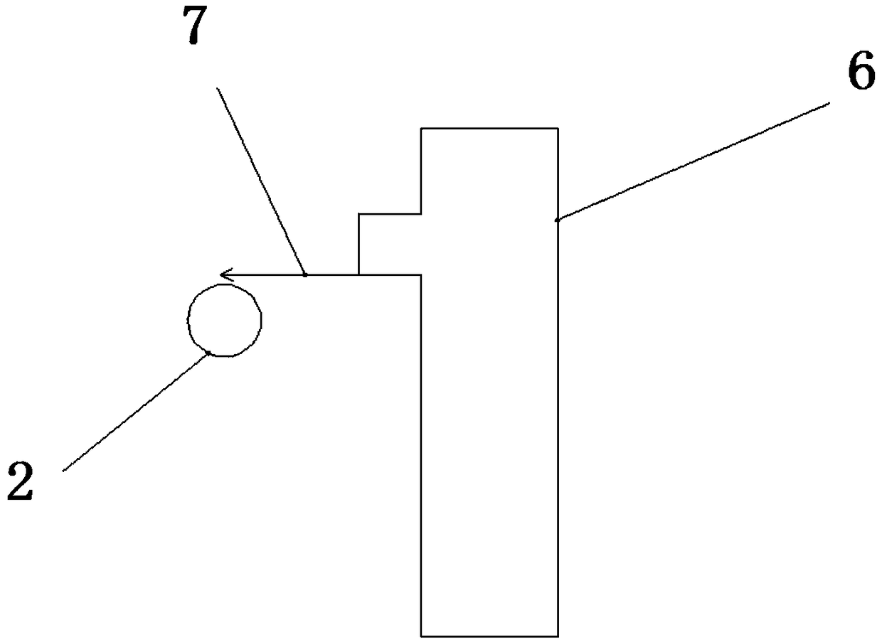 Online residual magnetism detecting device of round steel and detecting method thereof