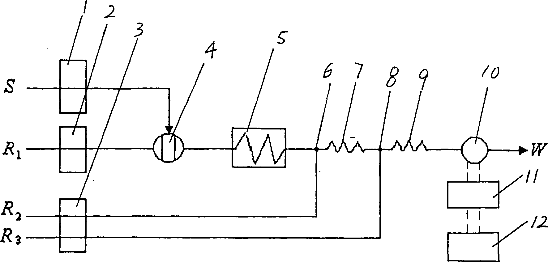 Automatic analysis method for COD in sea water