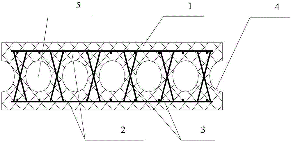 Lightweight partition board with net rack and fiber-reinforced hollows and splicing method thereof