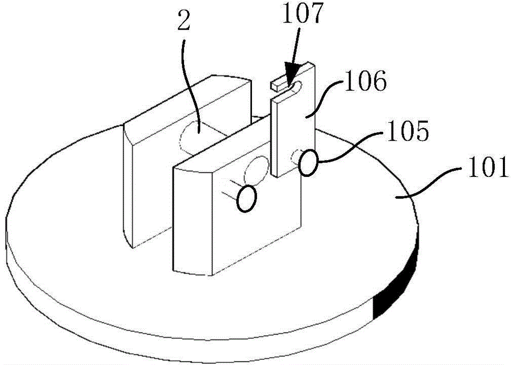 Device and method for testing metal corrosion fatigue crack extension