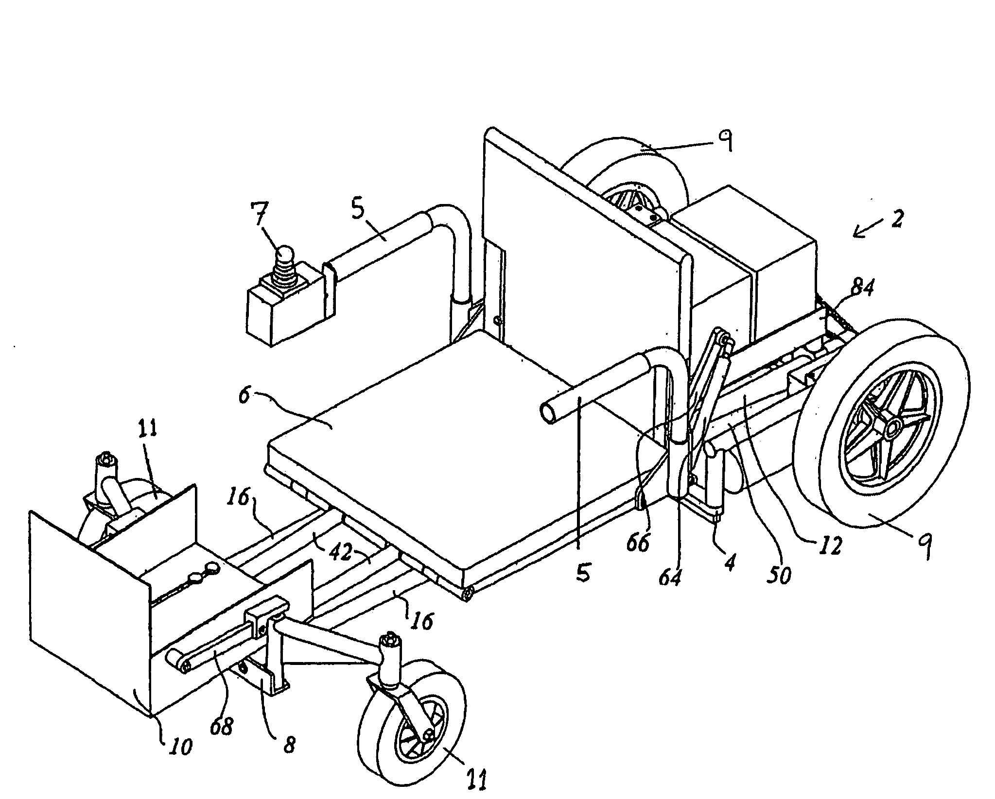 Stabilized Mobile Unit or Wheelchair