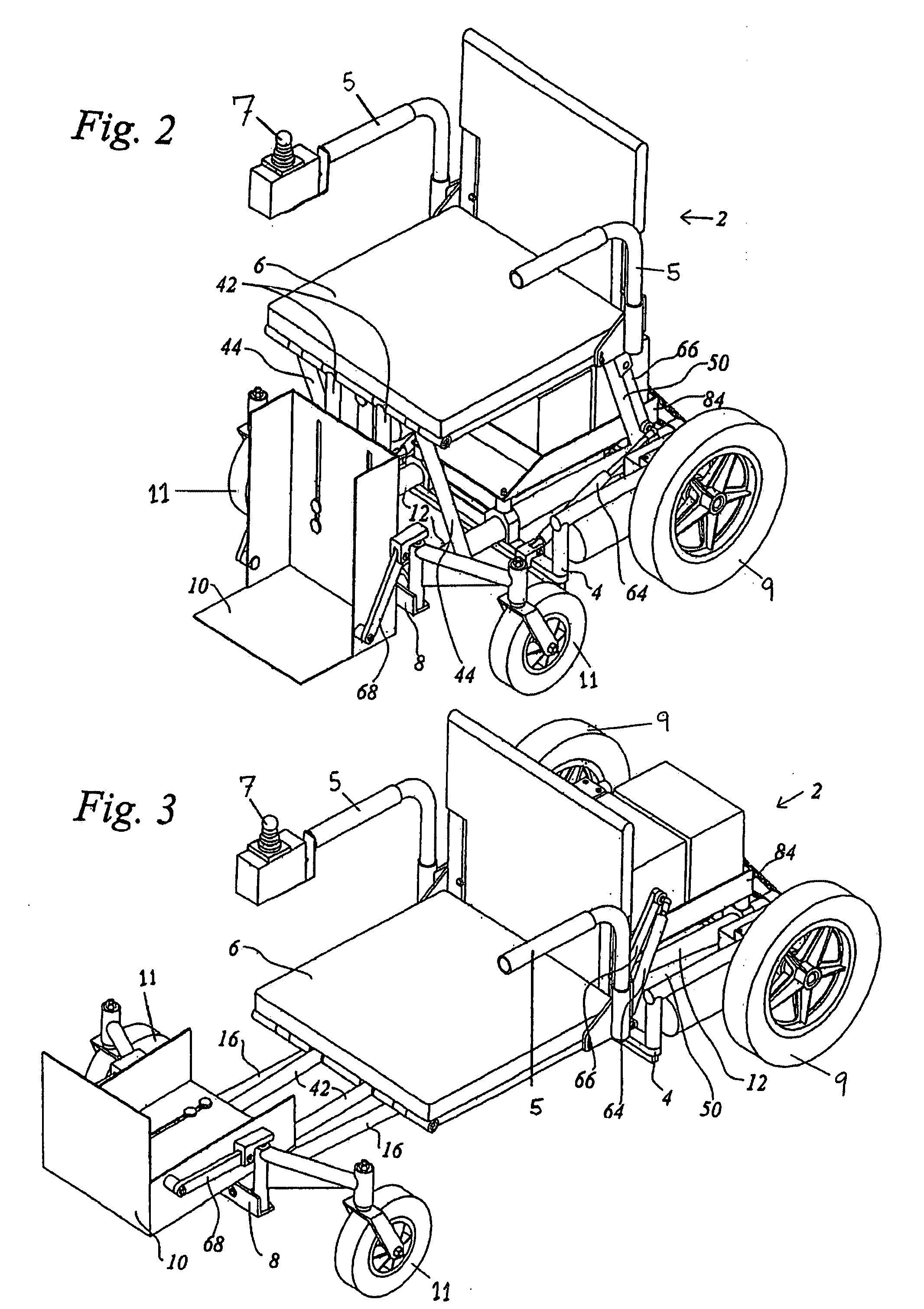 Stabilized Mobile Unit or Wheelchair