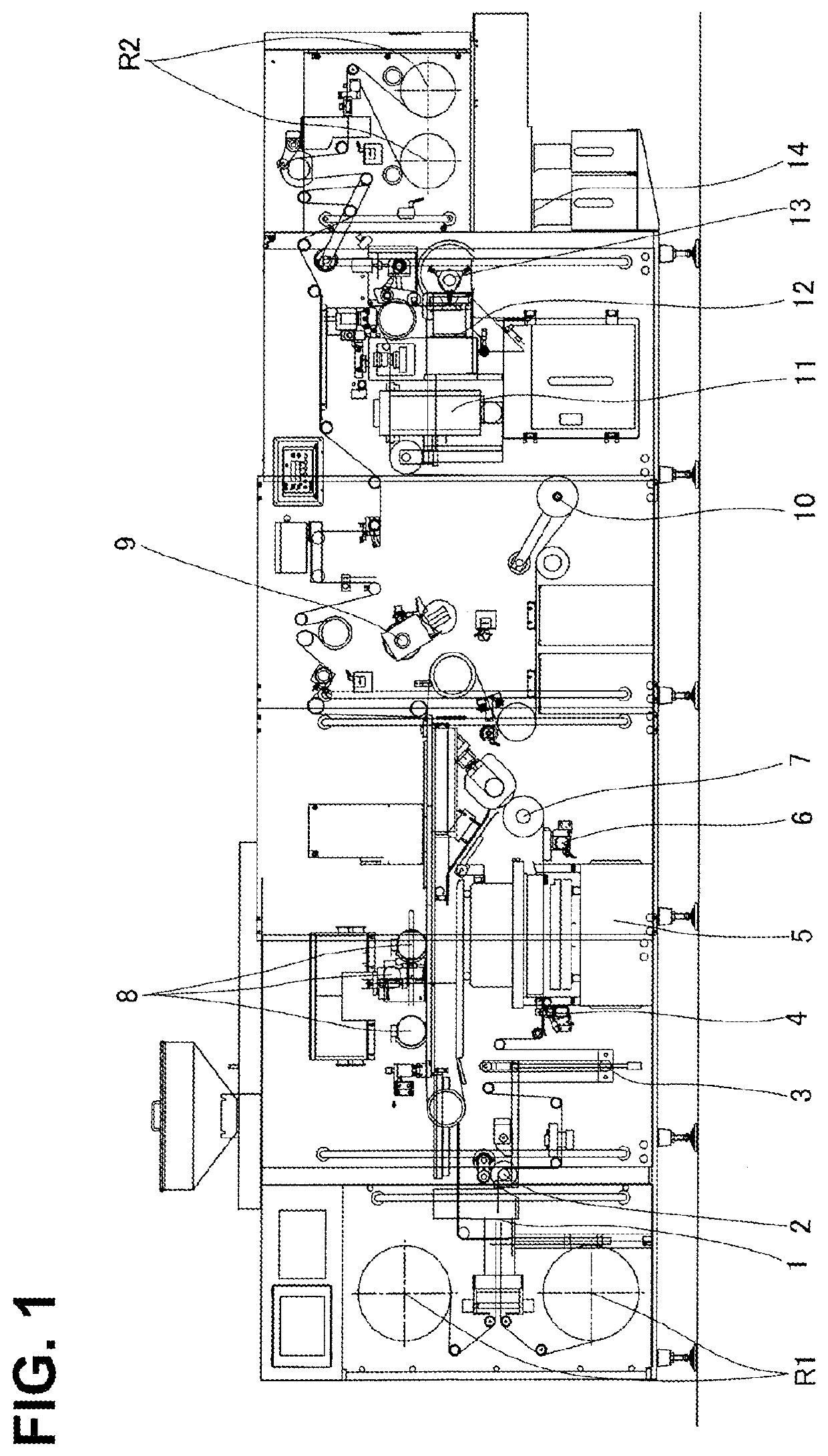 Film thermoforming device of blister packaging machine