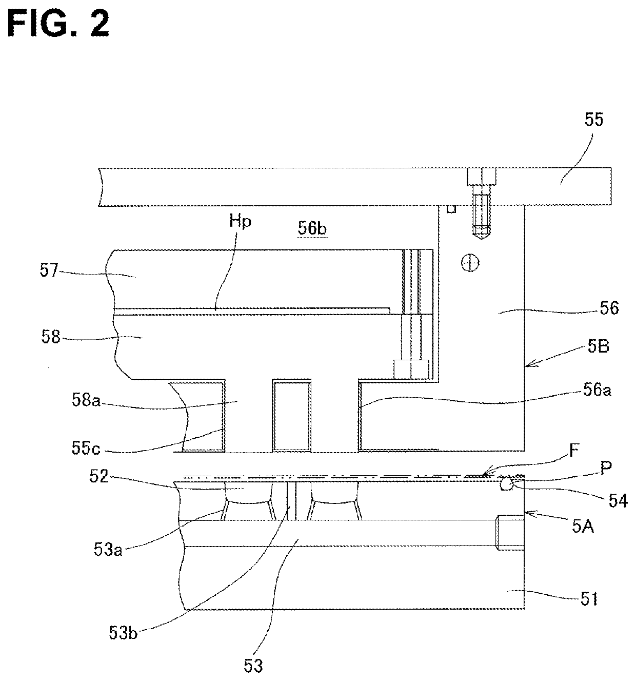 Film thermoforming device of blister packaging machine