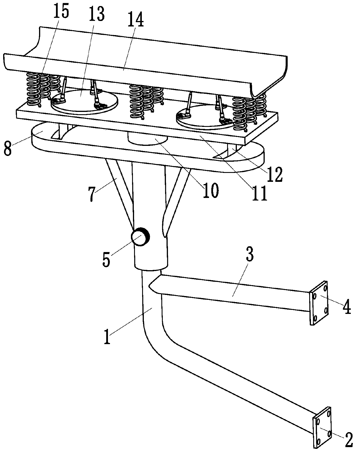 A special vibration damping device for automobile steering wheel based on parallel mechanism