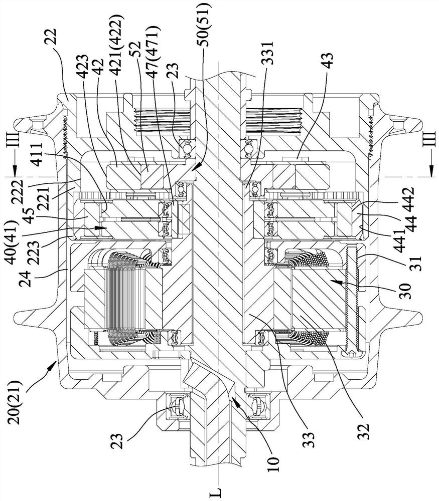 Hub motor with high torque volume ratio