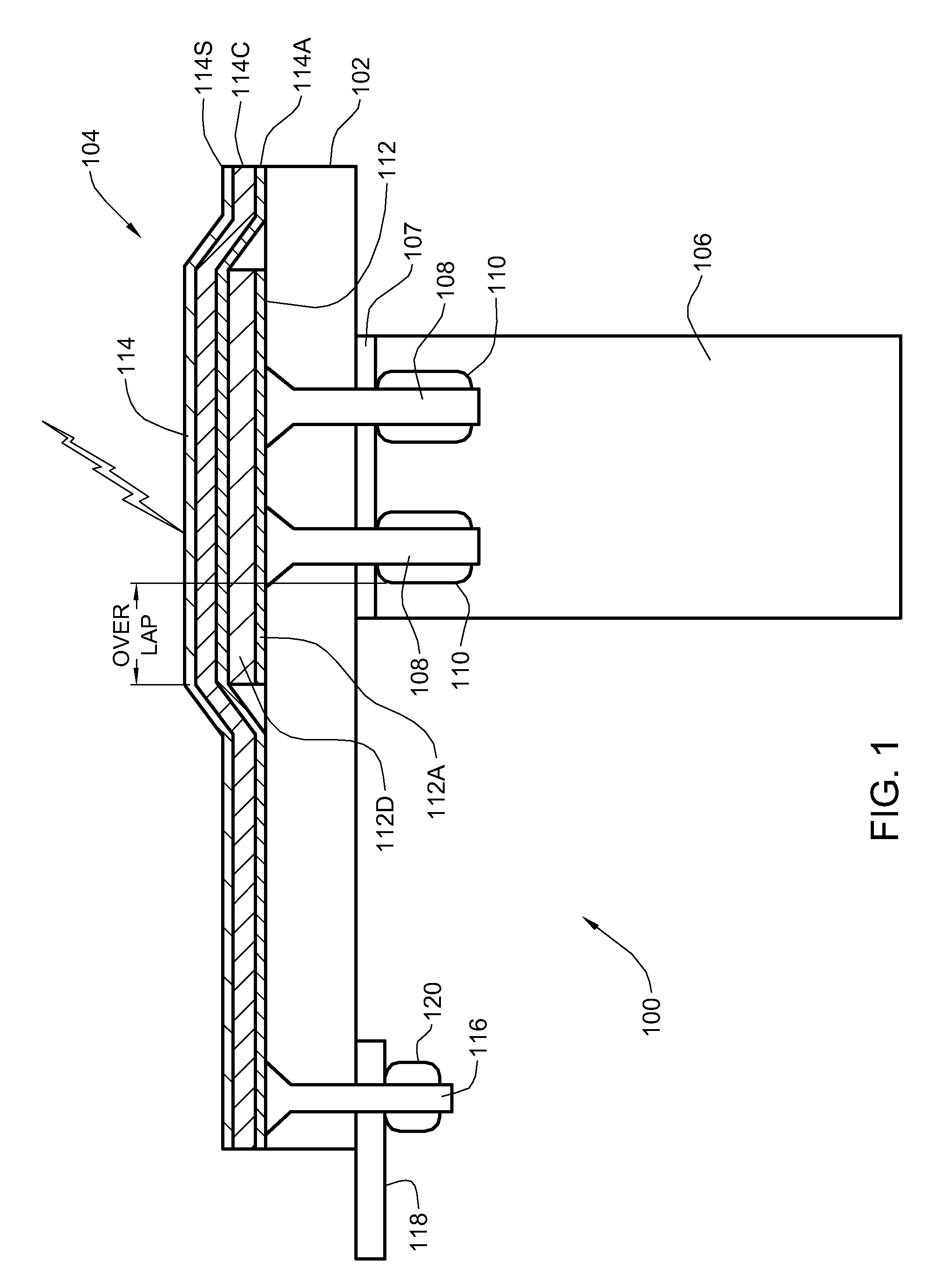 Lightning protection system for composite structure