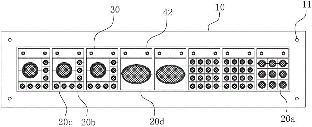 Feeder waveguide penetration opening sealing assembly