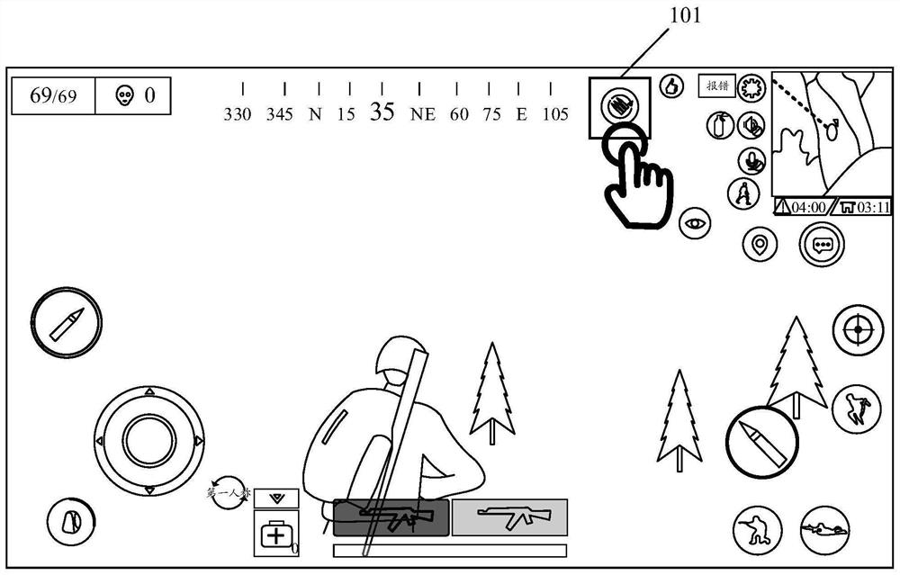 Method, device, equipment and storage medium for position adjustment of virtual buttons