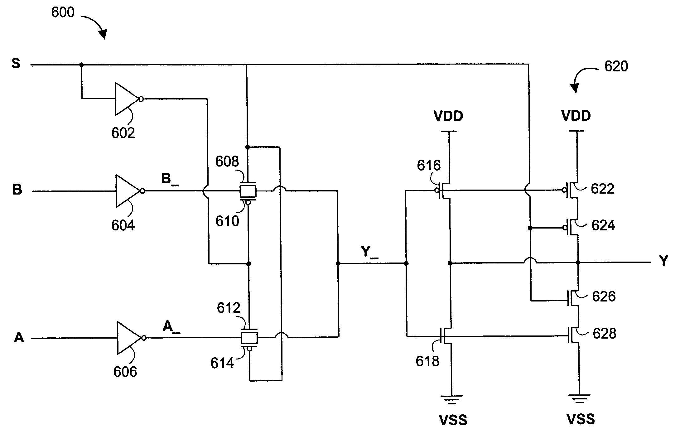 Time-balanced multiplexer switching methods and apparatus