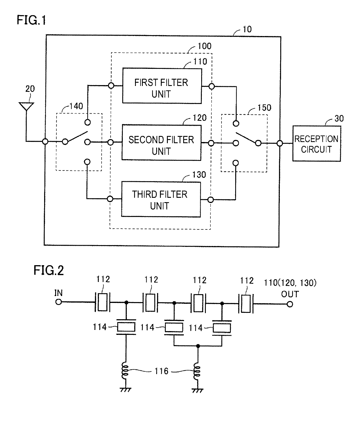 Filter device and filter module