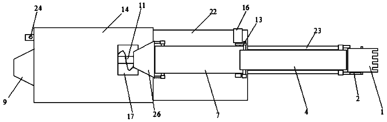 Coal mine underground sump dredging device