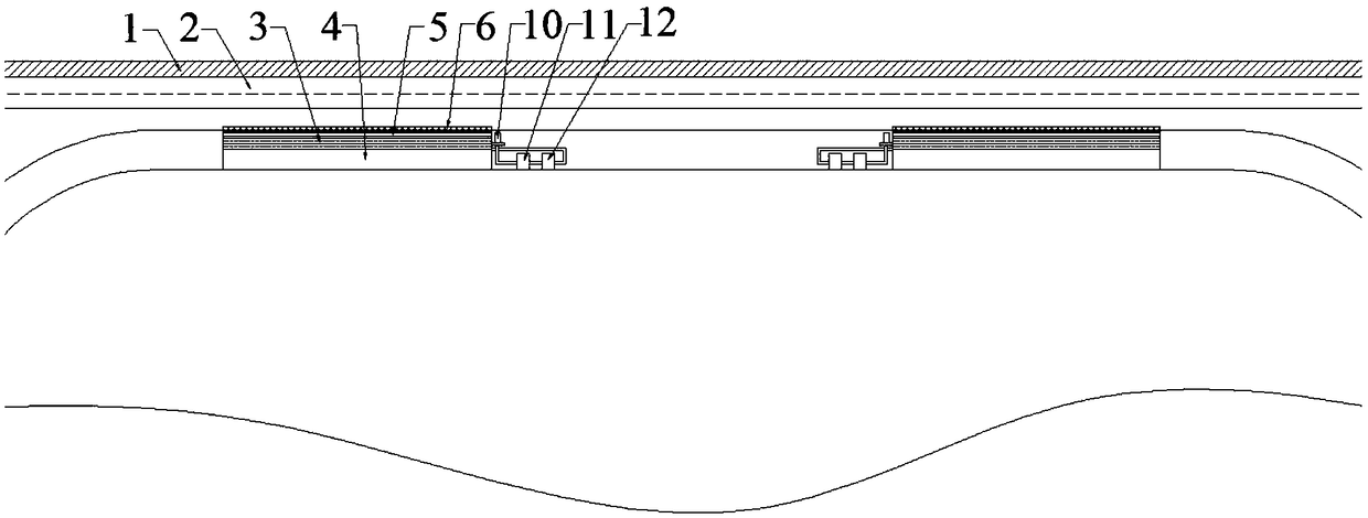 Vacuum pipeline magnetic suspension train hybrid EMS supporting structure