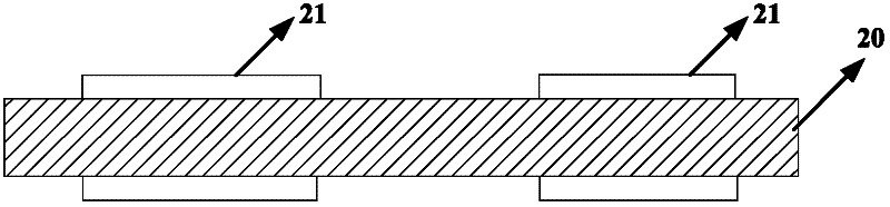 Encapsulation base plate surface electroplating method