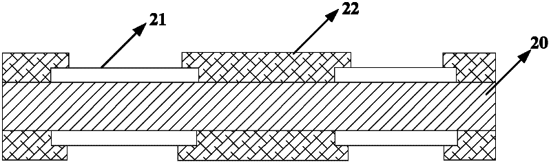 Encapsulation base plate surface electroplating method