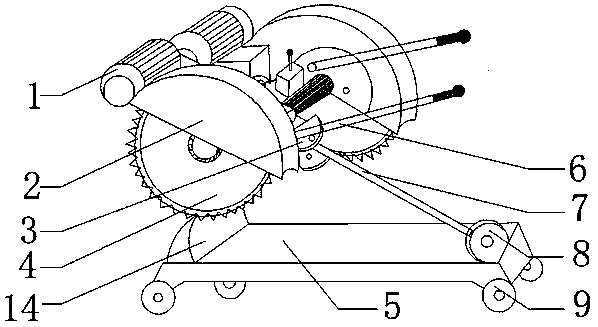 Portable cutting machine