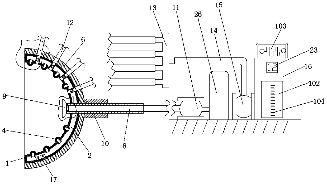 Therapeutic device for patients with breast milk accumulation and inflammation with massage and application functions