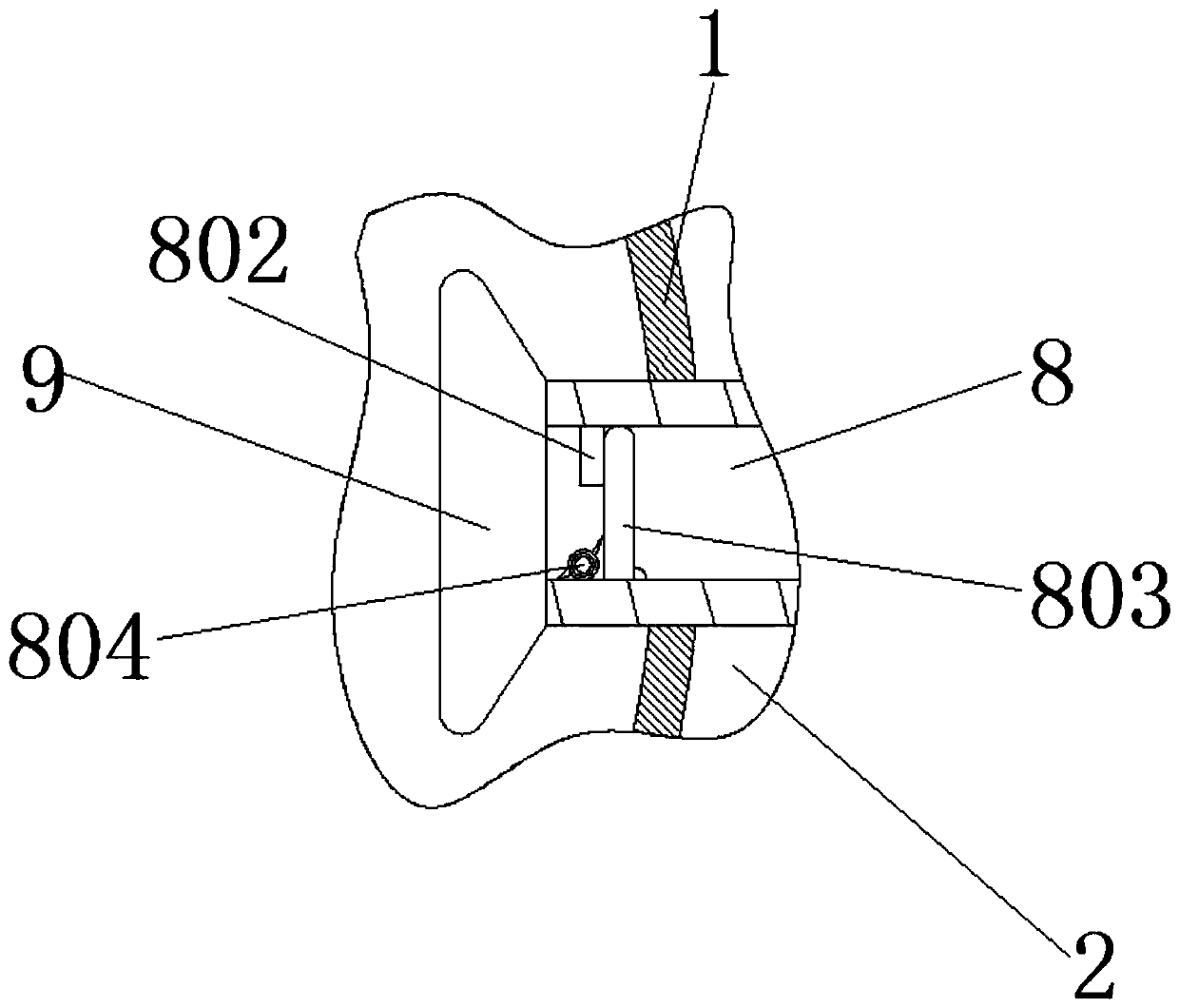 Therapeutic device for patients with breast milk accumulation and inflammation with massage and application functions