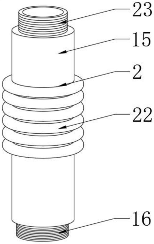 Anti-slip pollution-free decompression tube structure for intestinal surgery