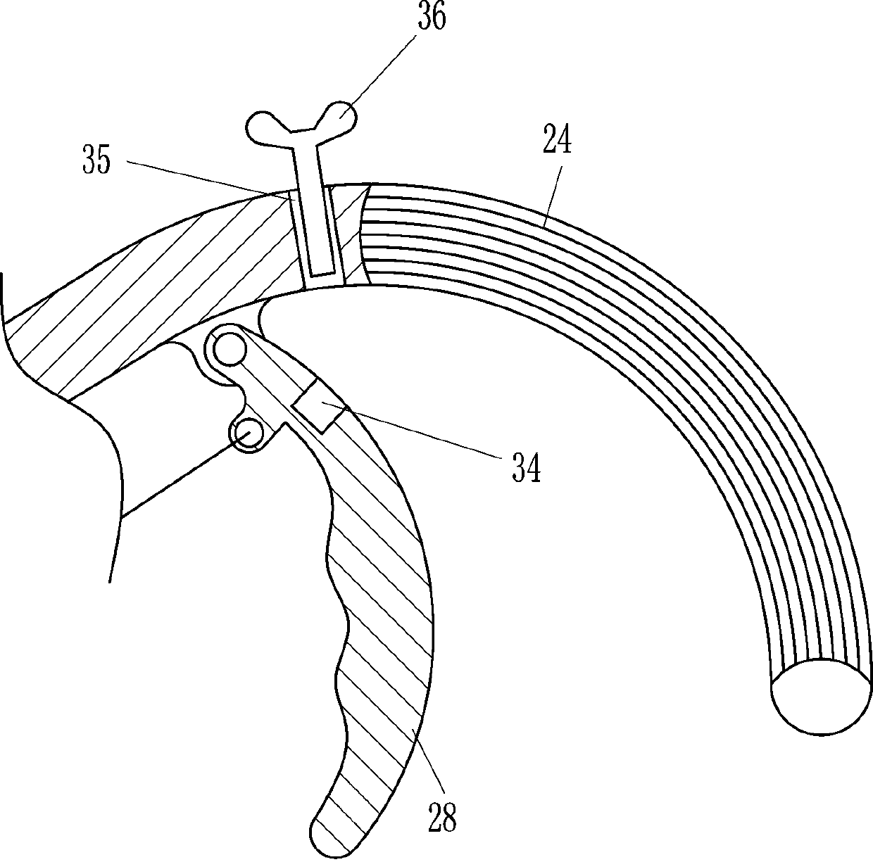 Park soil loosening device