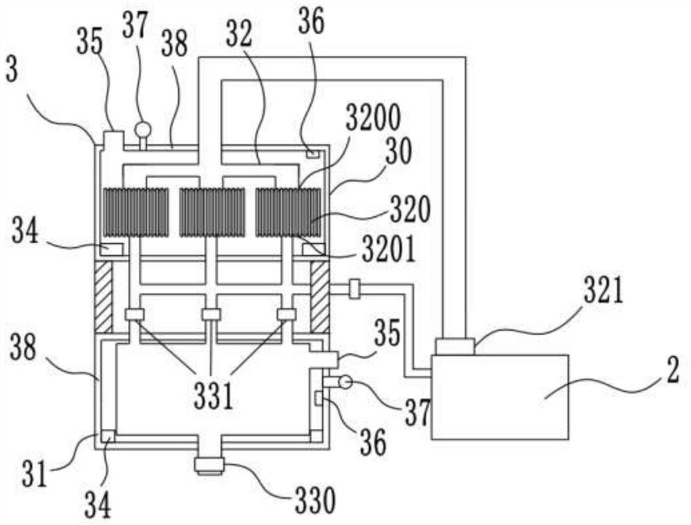 A thermal power plant desulfurization wastewater zero-discharge treatment system and method thereof