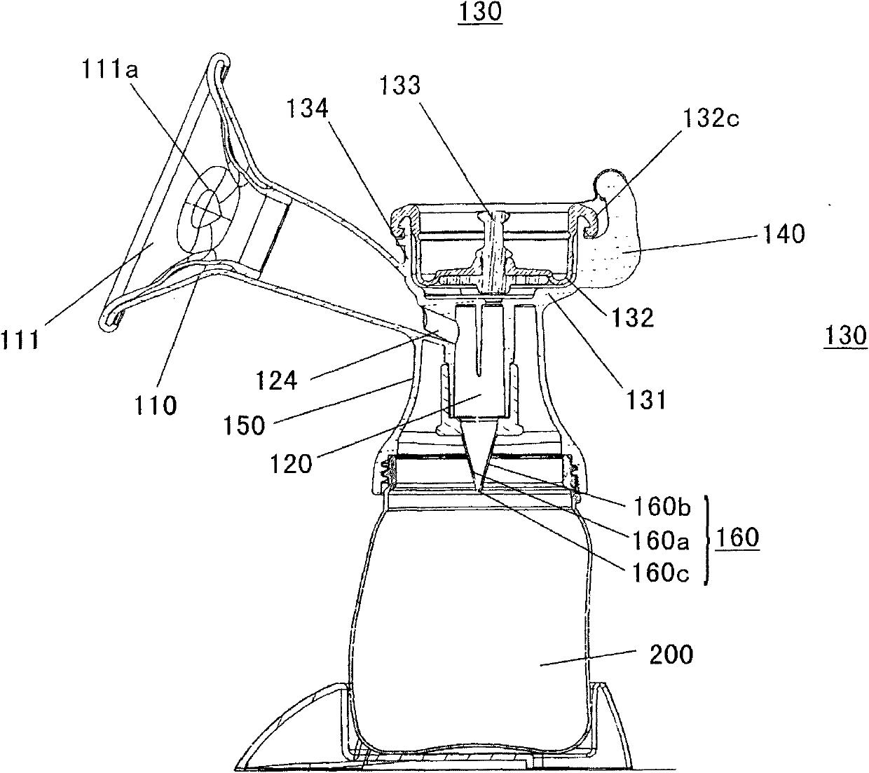 Manual breast pump