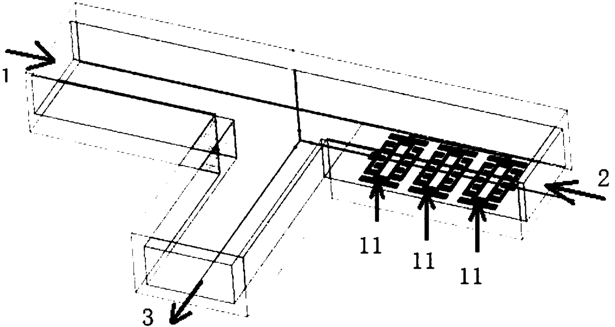 A waveguide t-type hybrid junction based on ferroelectric materials and its design method