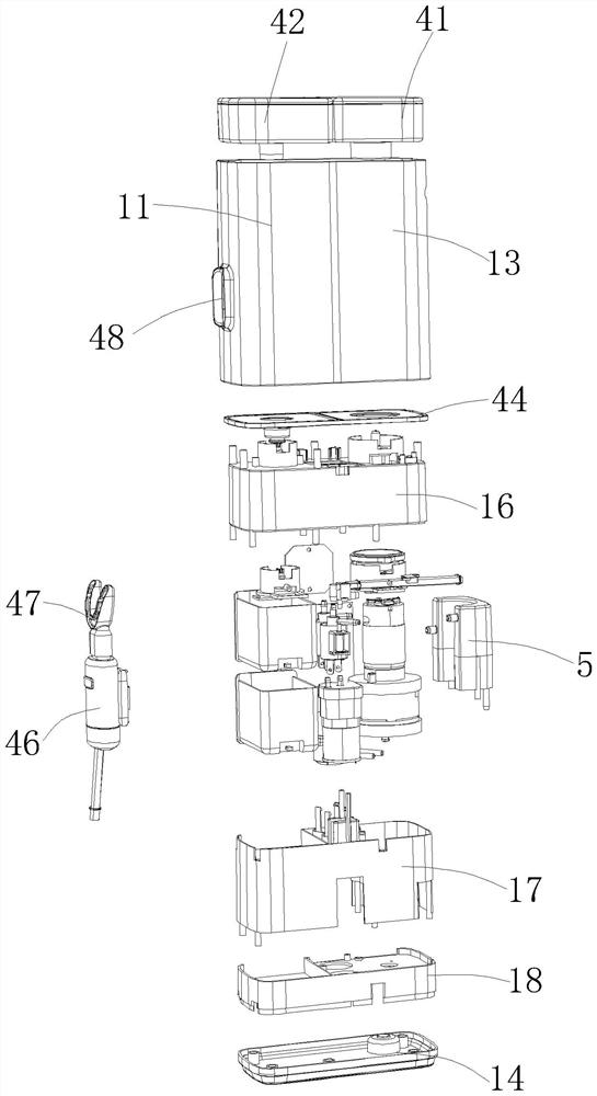 Induction sterilization system and oral care robot